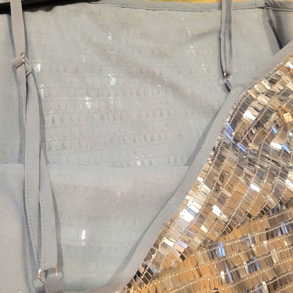 NWT Sequin Mini Dress Lined with Adjustable Straps - Picture 7 of 8